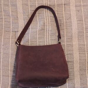 Portland Leather Triangle - Merlot